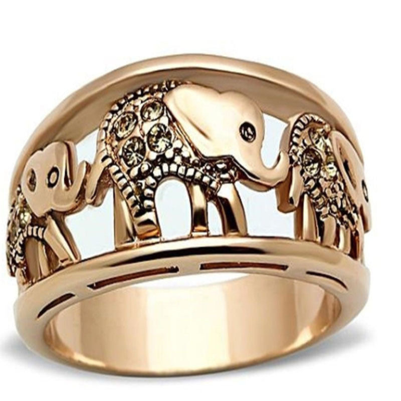 Retro Personalized Fashion Animal Hollow Ring