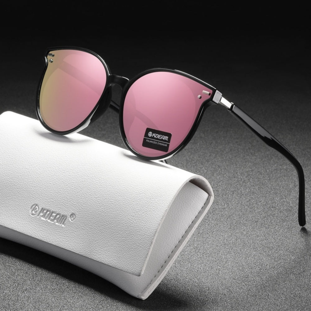 Cat Eye Large Frame UV Protection Polarized Sun Glasses