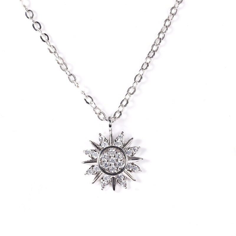 Moon And Sun Couple Necklace Stylish Clavicle