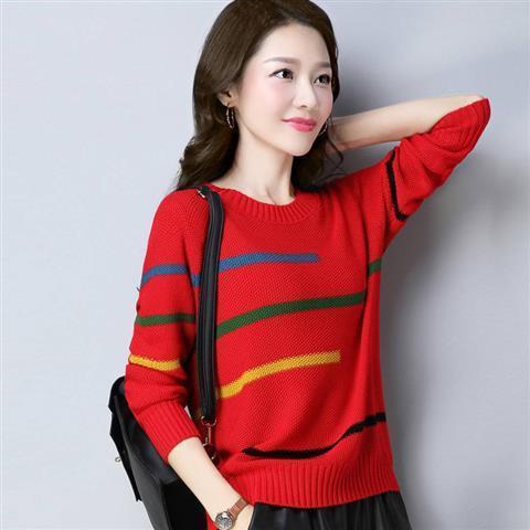 Women's Korean-style Round Neck Long Sleeve Top